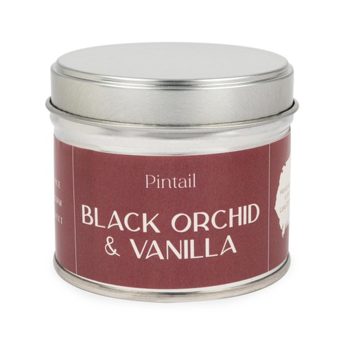 Pintail Candles Black Orchid & Vanilla Classic Tin Candle