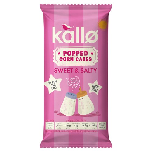 Kallo Sweet & Salty Popped Corn Cakes