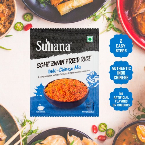 Suhana Schezwan Indo-Chinese Spice Mix for Fried Rice
