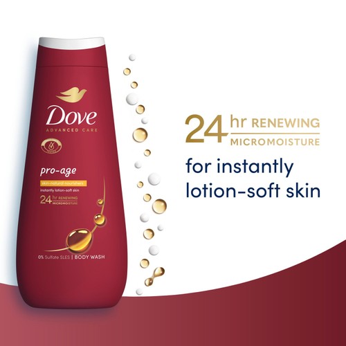 Dove Pro Age Advanced Care Body Wash Shower Gel