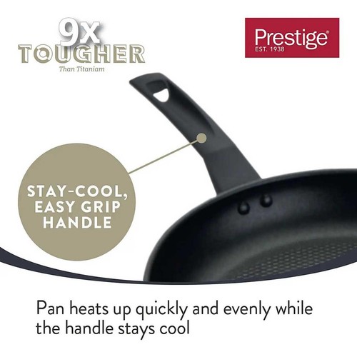 Prestige 9 x Tougher Aluminium Non Stick All Hob Frying Pan 29cm