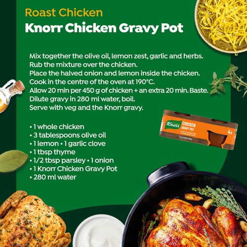 Knorr 4 Chicken Gravy Pot
