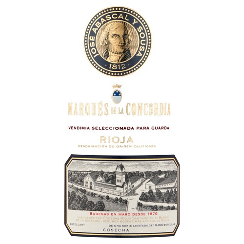 Marques de la Concordia Rioja Santiago Vendimia para Guarda Ocado
