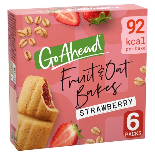 Go Ahead Fruit & Oat Bakes Strawberry 6pk