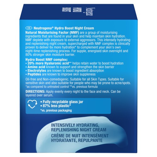 Neutrogena Hydro Boost Night Cream for Dry Skin