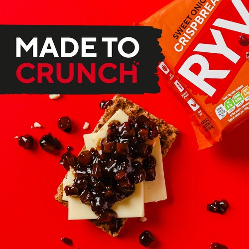 Ryvita Crispbread Sweet Onion Crackers