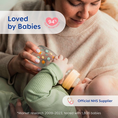 MAM Silicone Bottle Teats Slow Flow 0+ Months Level 1