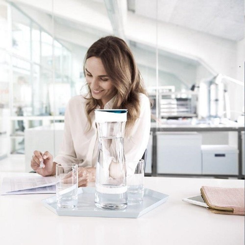 BWT Jarra Acqua Filtro 6 Unità - Design Bianco In Acrilico, Alternativa Brita | Per Acqua Pura Ogni Giorno - Foto 8