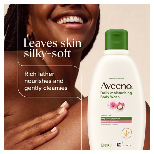 Aveeno Daily Moisturising Body Wash with Shea Butter and Berry Scent