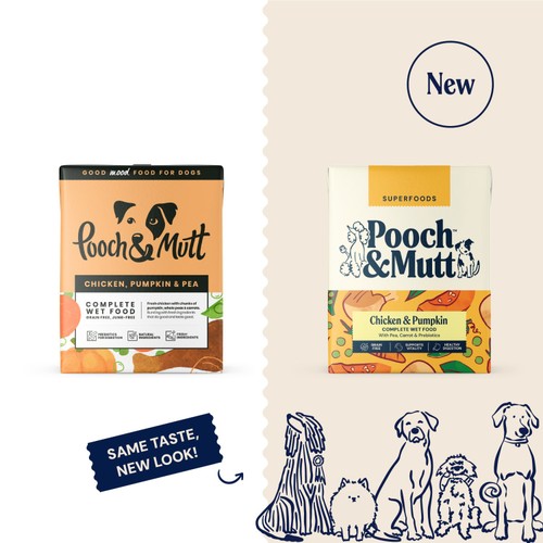 Pooch & Mutt Chicken with Pumpkin & Pea Wet Dog Food