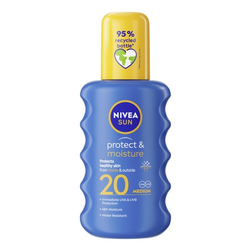 NIVEA SUN Protect & Moisture SPF 20 Sun Lotion Spray 