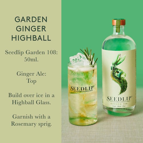 Seedlip Alcohol Free Spirit Garden 108