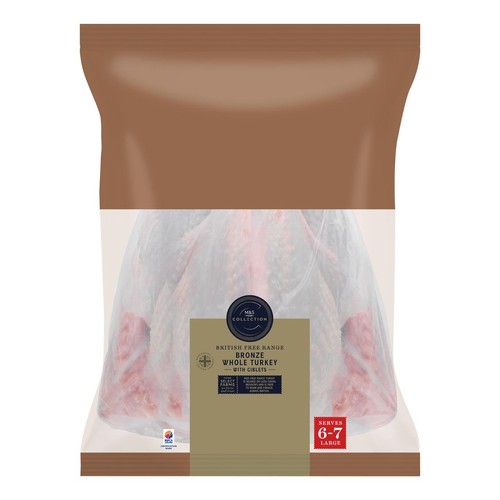 M&S Collection Free Range Bronze Whole Turkey with Giblets