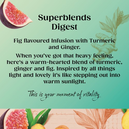 Twinings Superblends Digest Tea with Ginger & Turmeric