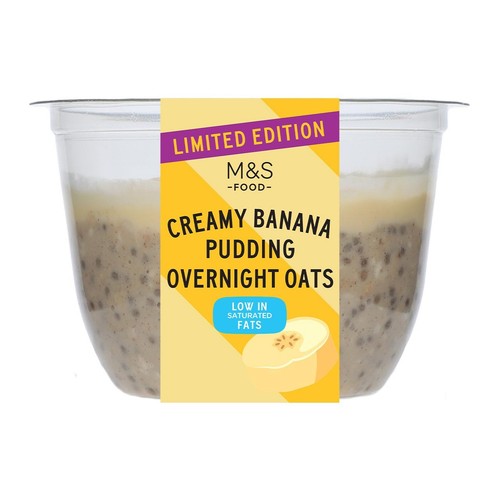 M&S Creamy Banana Pudding Overnight Oats