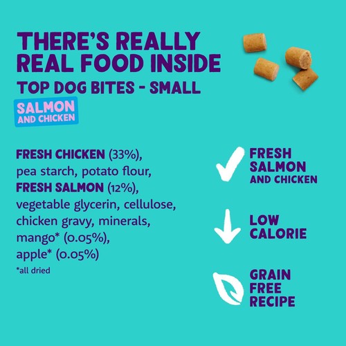 Edgard & Cooper Fresh Dog Small Bites Adult Grain Free Salmon & Chicken