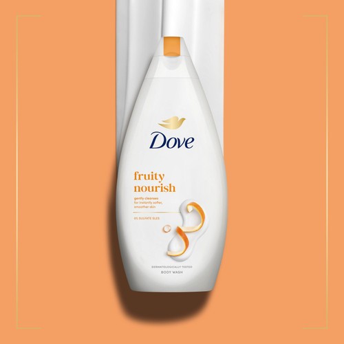 Dove Fruity Nourish Body Wash Shower Gel
