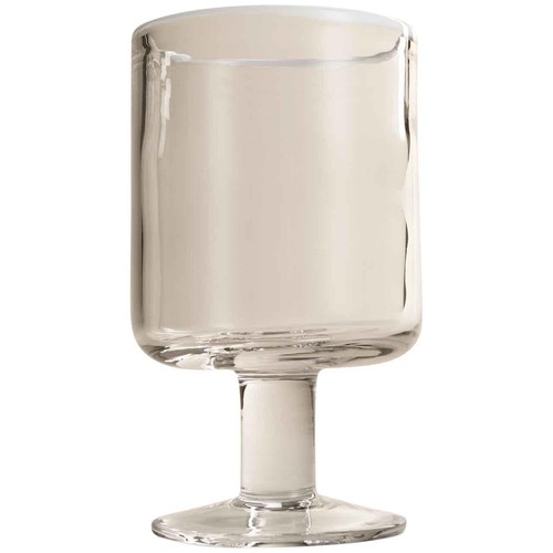 M&S Set of 2 Contrast Rim Wine Glasses, White