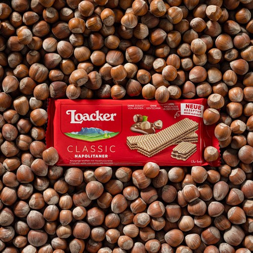 Loacker Napolitaner Hazelnut Cream Wafer