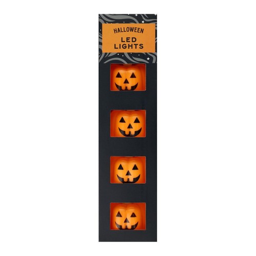 M&S Pumpkin Shaped LED Halloween Tealights
