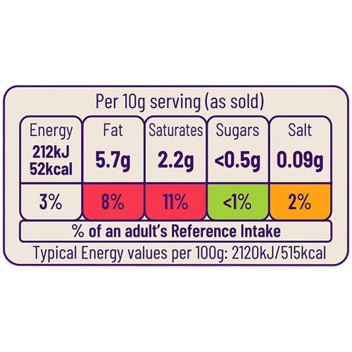 Ocado Lightly Salted Reduced Fat Spreadable