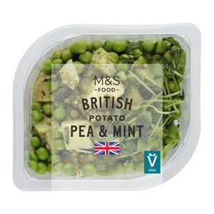 M&S British Potato, Pea and Mint Salad