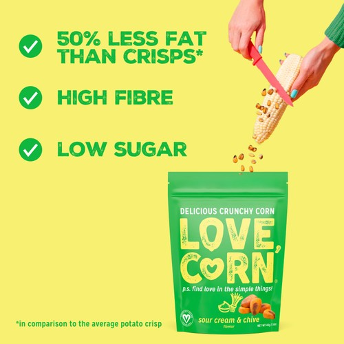 Love Corn Sour Cream & Chive Crunchy Corn
