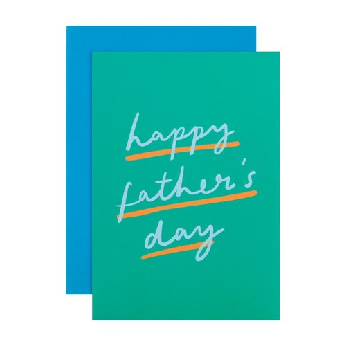 M&S Bright Happy Father's Day Card