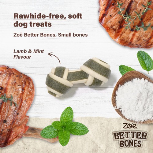 Zeus Better Bones, Rawhide Alternative, Lamb with Mint 7.5cm
