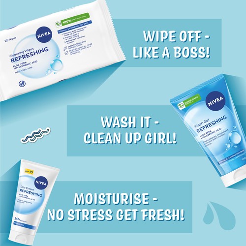 NIVEA Born To Refresh Carton Gift Set