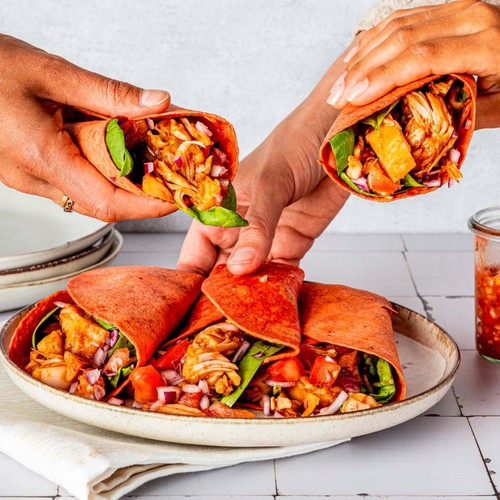 No Fairytales Bell Pepper Tortilla Wraps
