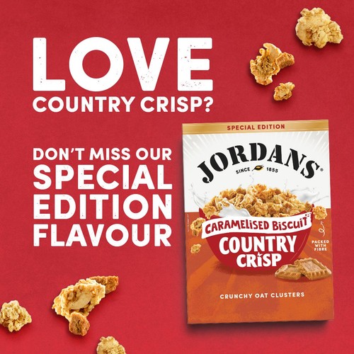 Jordans Country Crisp Caramelised Biscuit - Special Edition