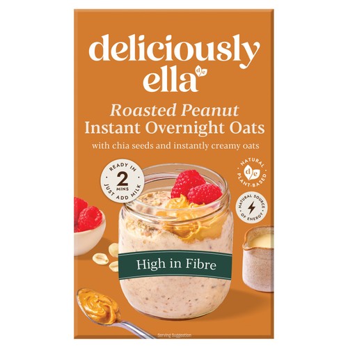 Deliciously Ella Peanut Instant Overnight Oats