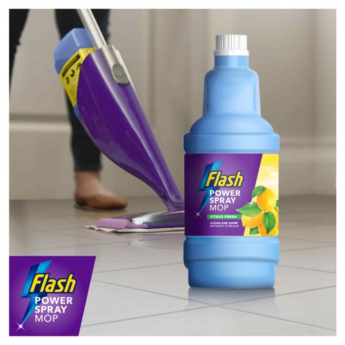 Flash Power Mop Refill Solution Citrus Fresh