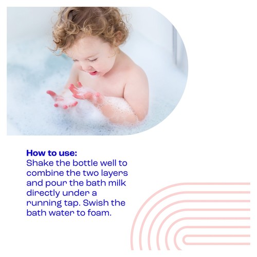 E45 Dermatological Junior Foaming Bubble Bath Milk - Baby & Kids Wash