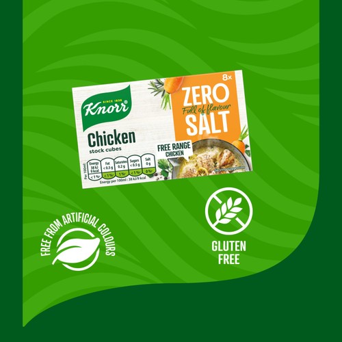 Knorr 8 Chicken Zero Salt Stock Cubes