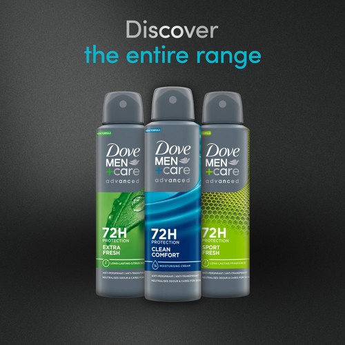 Dove Men+Care Advanced Antiperspirant Deodorant Clean Comfort