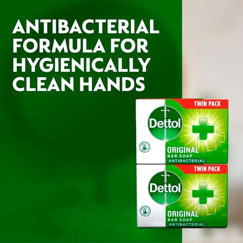 Dettol Original Antibacterial Hand Soap Bar