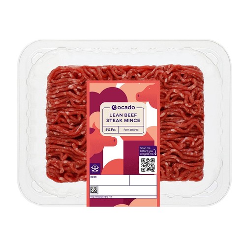 Ocado Lean Beef Steak Mince 5% Fat