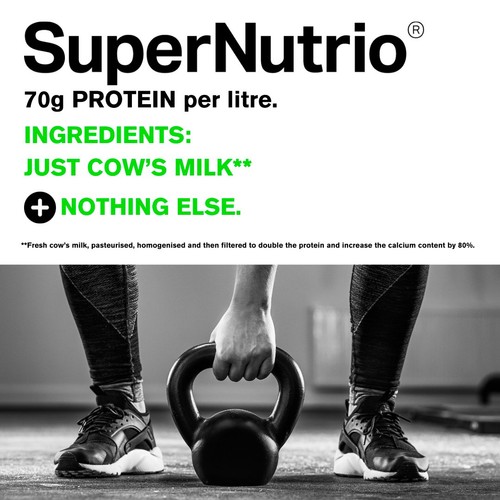 SuperNutrio High Protein Fresh Semi Skimmed Milk
