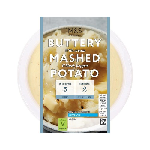 M&S Buttery Mash Potato