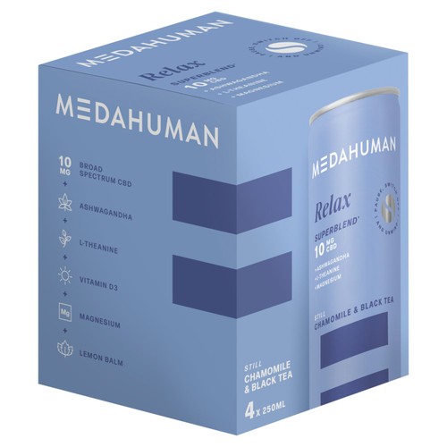 Medahuman Relax CBD Drink Chamomile & Black Tea
