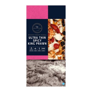M&S Collection Ultra Thin Spicy King Prawn Pizza