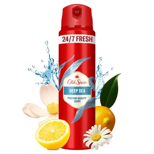 Old Spice Men's Deodorant Spray Deep Sea
