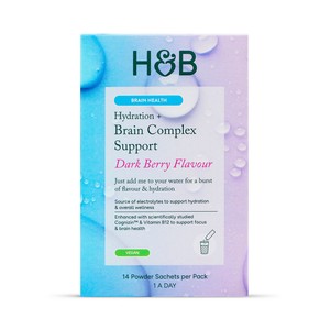 Holland & Barrett Hydration + Brain Ginseng Support, Dark Berry Flavour
