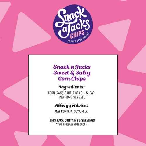 Snack a Jacks Chips Sweet & Salty Sharing Bag