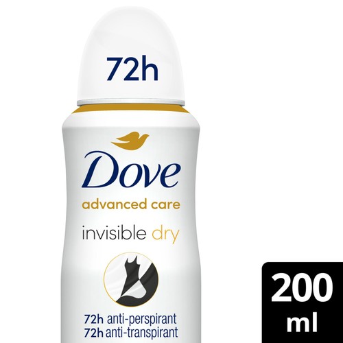 Dove Advanced Antiperspirant Deodorant Invisible Dry Aerosol