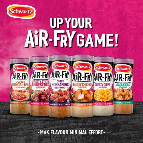Schwartz Air Fryer Vegetable Seasoning Drum