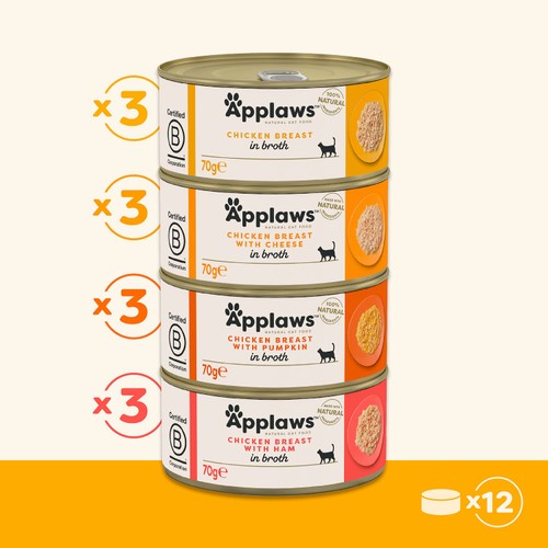 Applaws Cat Tin Multipack Chicken Collection