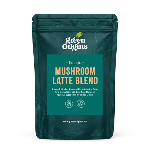 Green Origins Organic Super Mushroom Latte Blend 